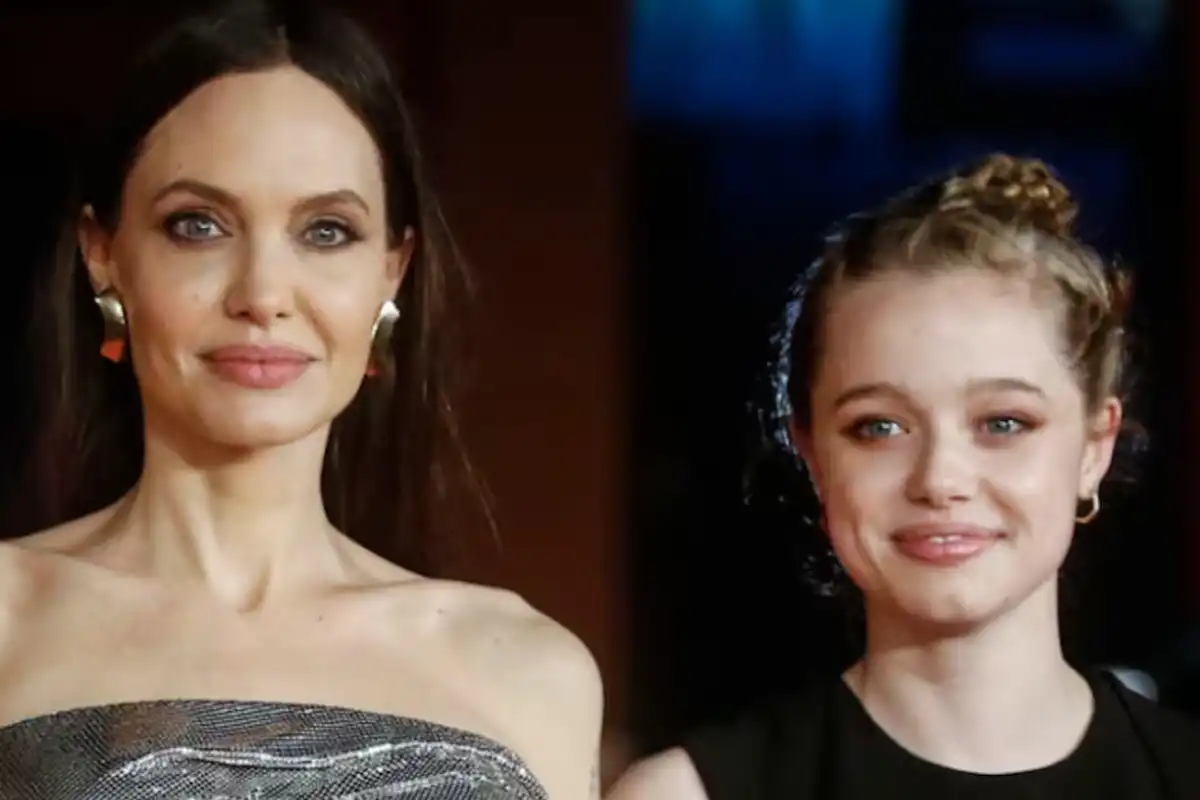 Shiloh junto a su mamá, Angelina Jolie