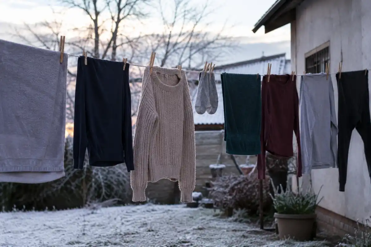 ROPA secándose al aire libre. 