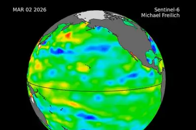 La NASA detectó una inusual ola de calor en el océano Pacífico y alertó por sus posibles consecuencias