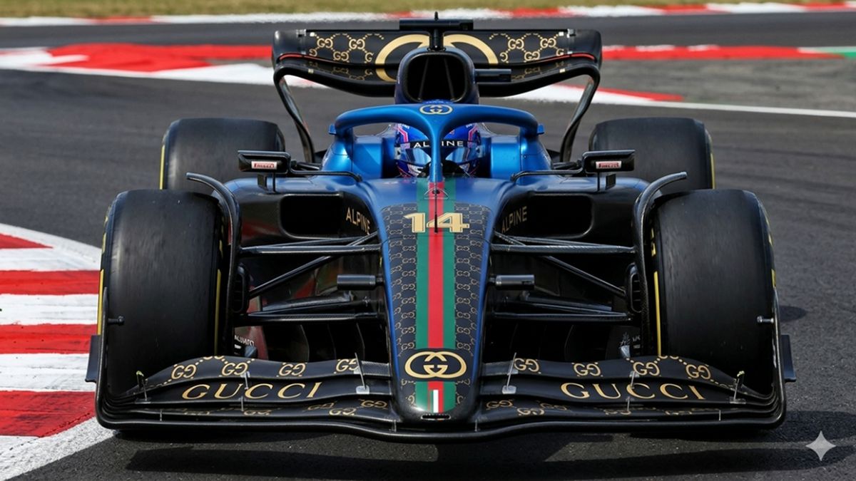 Alpine by Gucci: así podría ser el nuevo auto de Colapinto según la IA