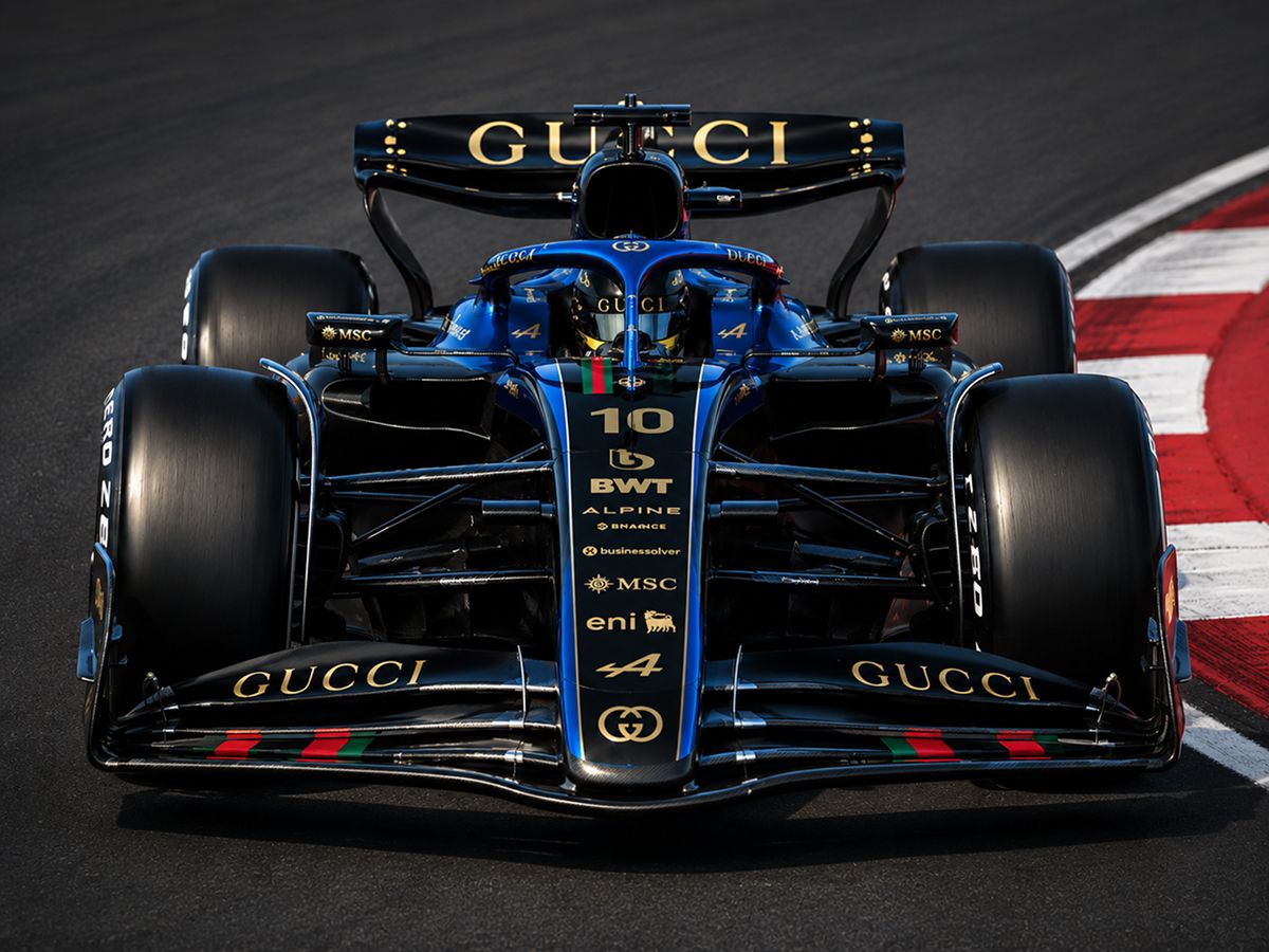 Alpine by Gucci: así podría ser el nuevo auto de Colapinto según la IA
