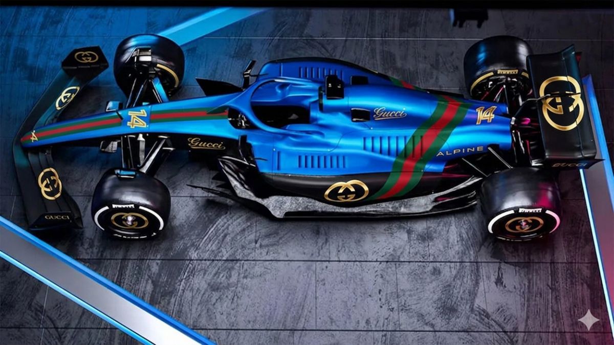 El diseño de Alpine by Gucci, según Gemini.