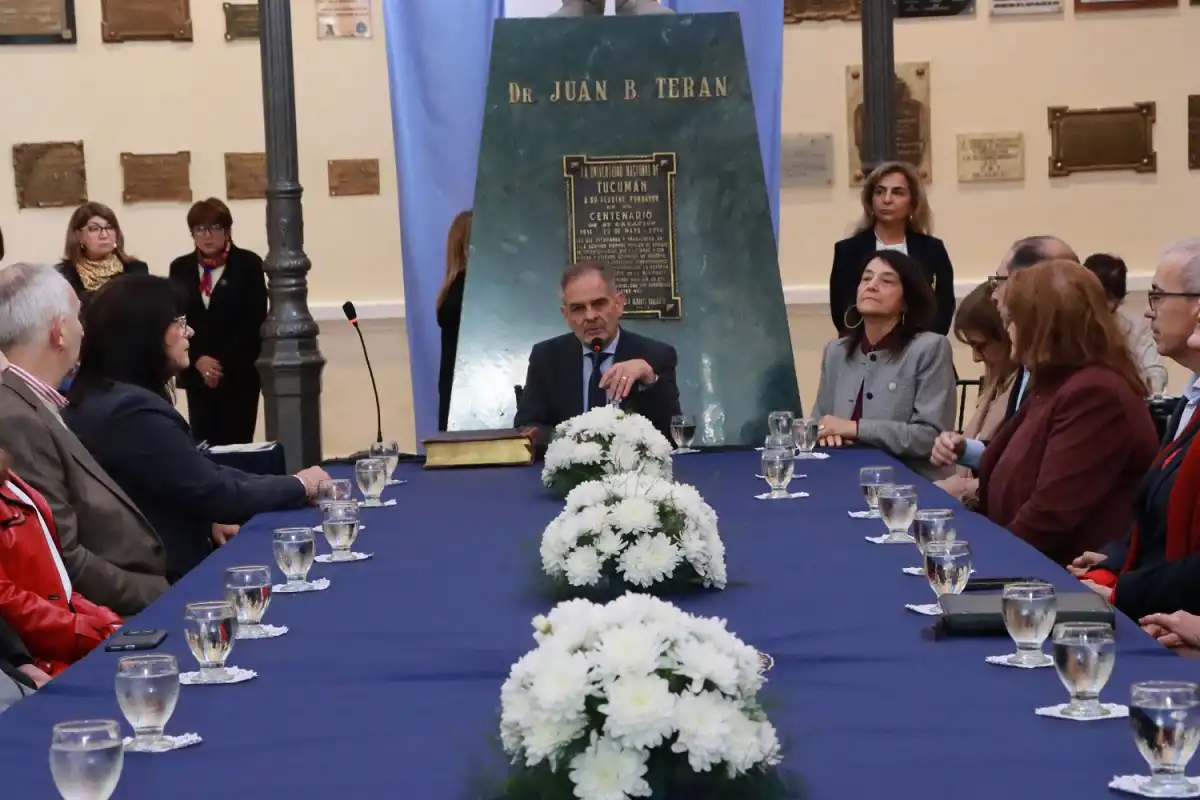 UNT. Pagani aseguró que la comunidad declama poder elegir nuestras autoridades. 