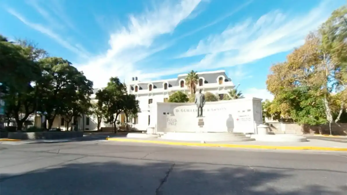 SAN JUAN. El bebé fue trasladado al hospital Rawson.