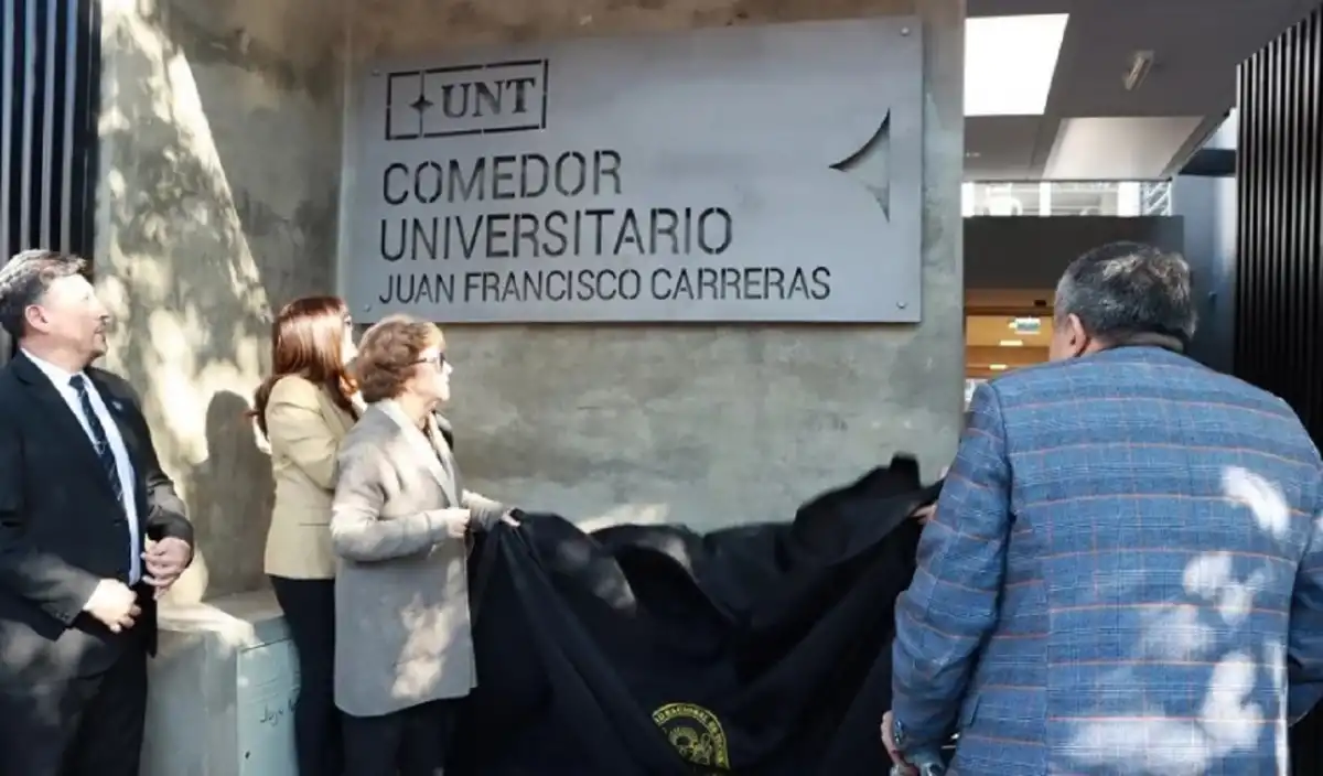 El comedor lleva el nombre de Juan Francisco Carreras, estudiante de Bioquímica secuestrado y desaparecido en 1976