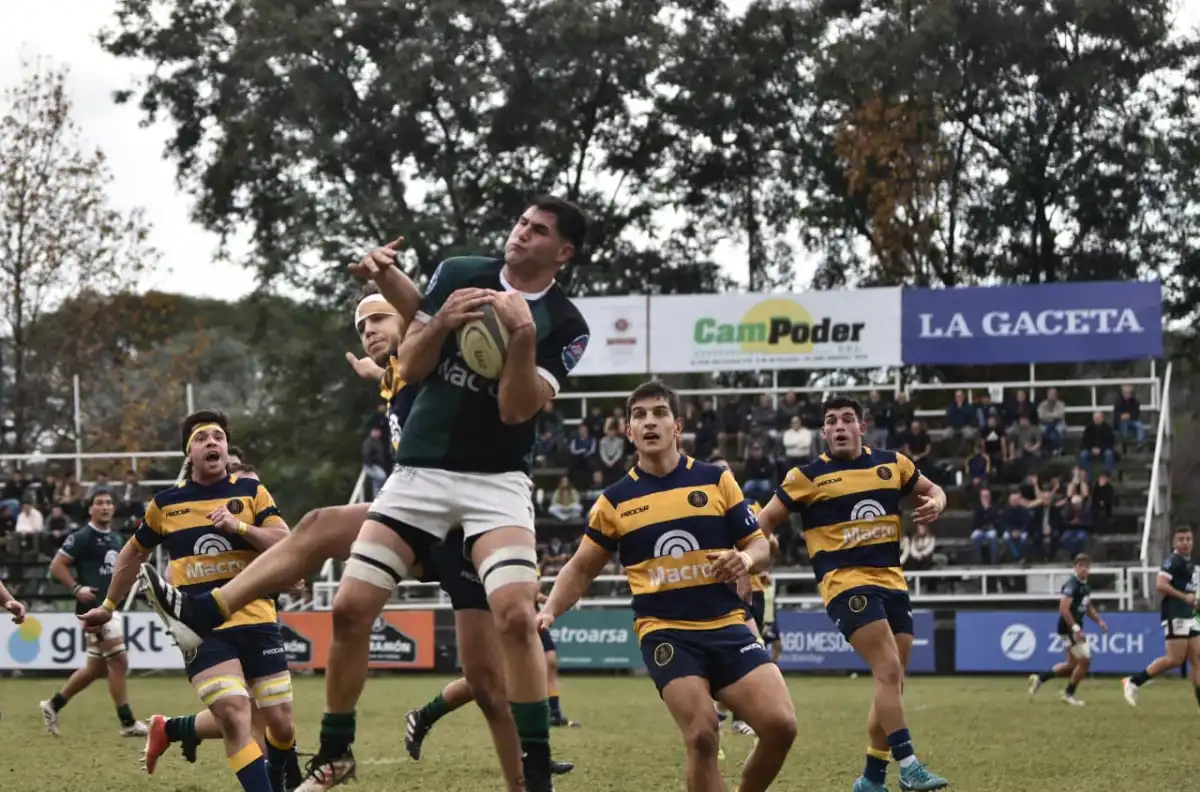 Santiago Aguilar fue uno de los puntos altos de Tucumán Rugby frente a GER.