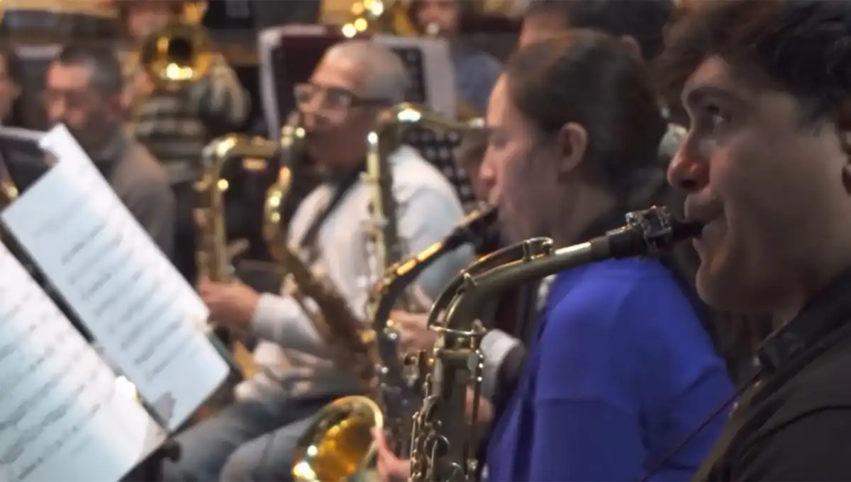 La Banda Sinfónica en el San Martín.