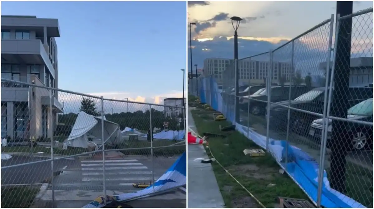 Inundaciones, granizo y riesgo de tornado: el fenómeno climático que sorprendió a la Selección