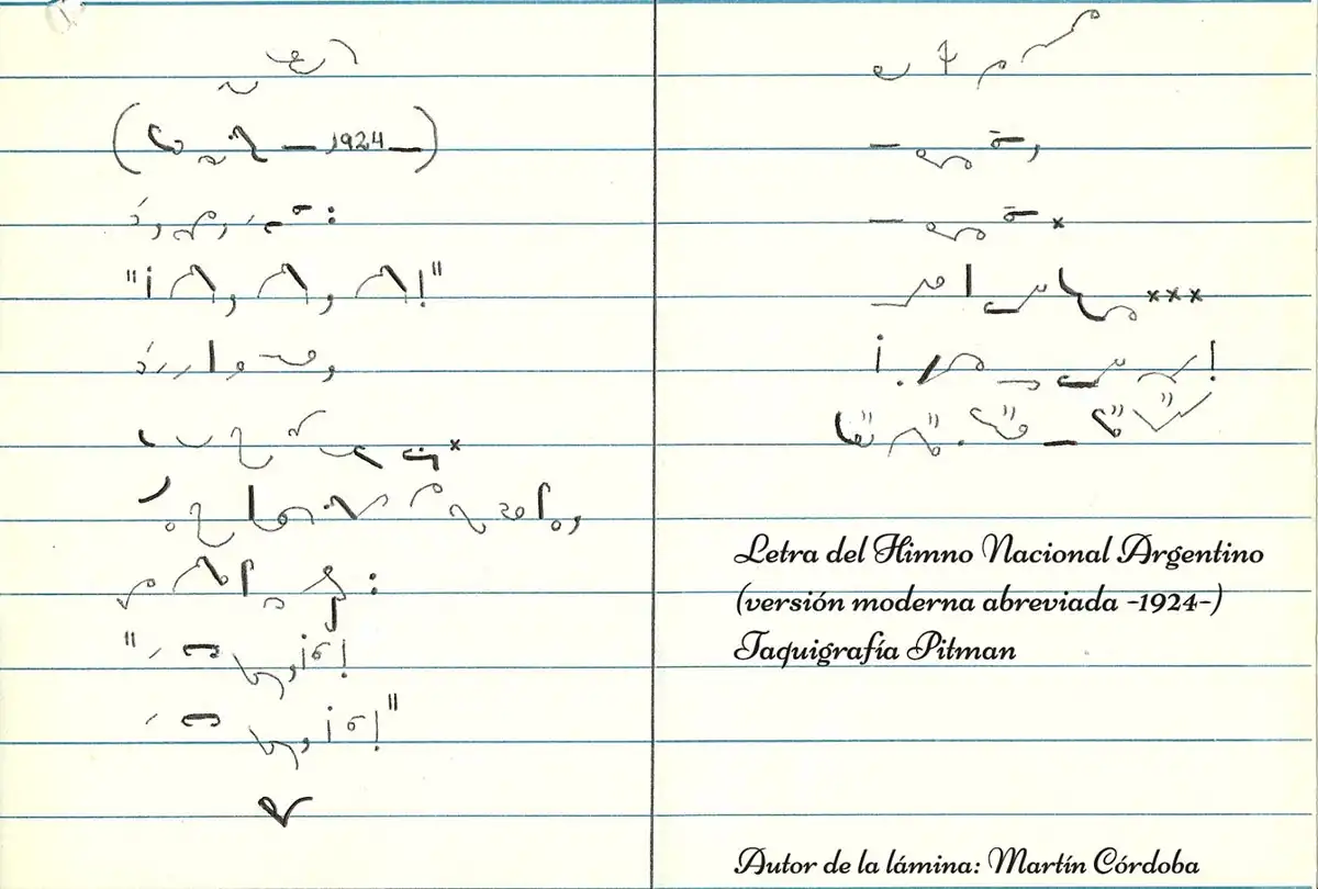 Cartas de lectores: Caligrafía taquigráfica: cuando los signos se convierten en arte