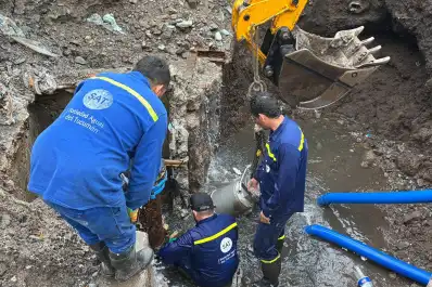 La SAT evalúa cortes de agua para reparar una importante fuga en el acueducto El Cadillal