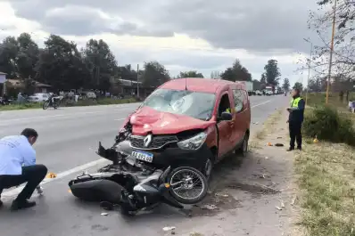 Un niño y un adolescente murieron en un choque sobre la ruta 38