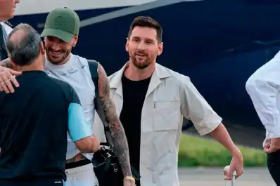 Lionel Messi se sumó a la concentración argentina en Kansas City en medio de la preocupación por su físico