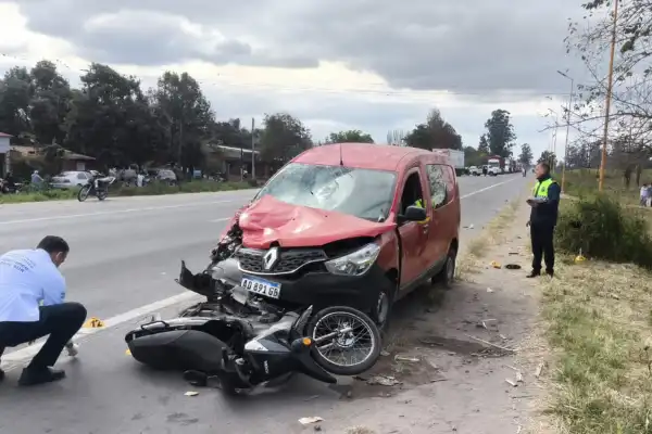 Un niño y un adolescente murieron en un choque sobre la ruta 38