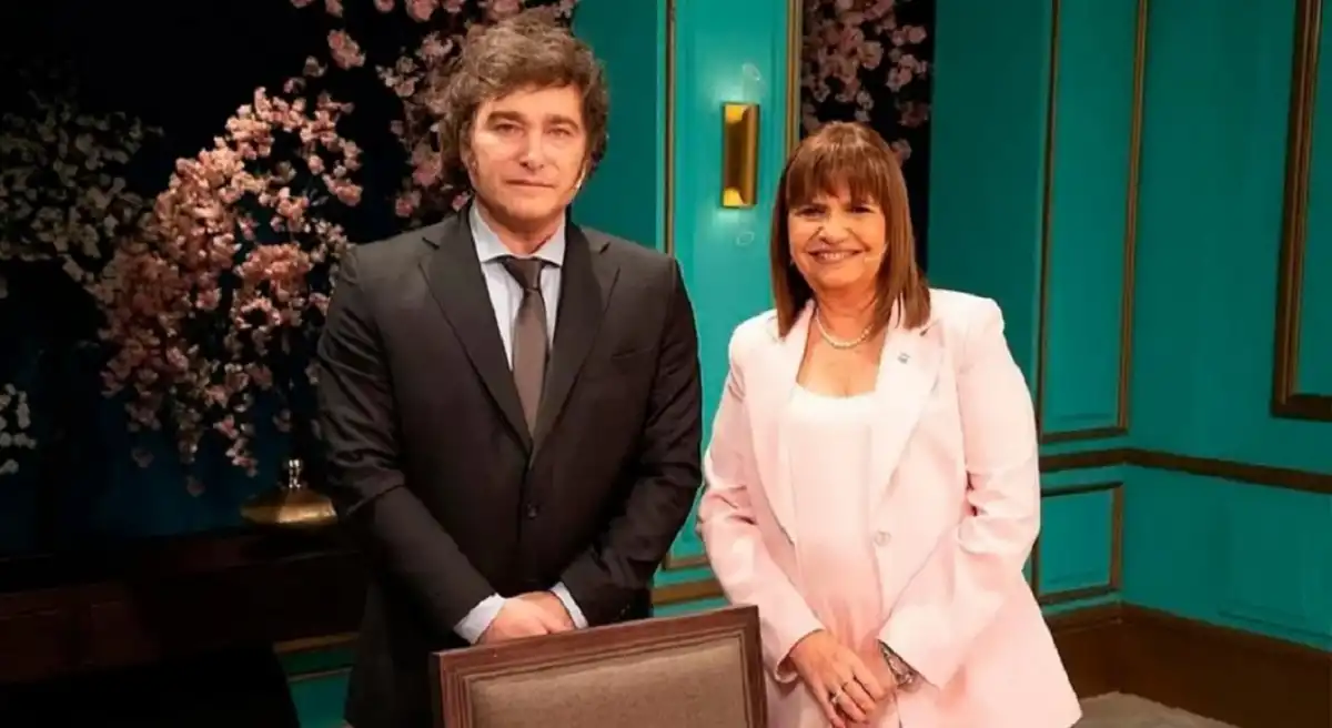 Javier Milei y Patricia Bullrich.