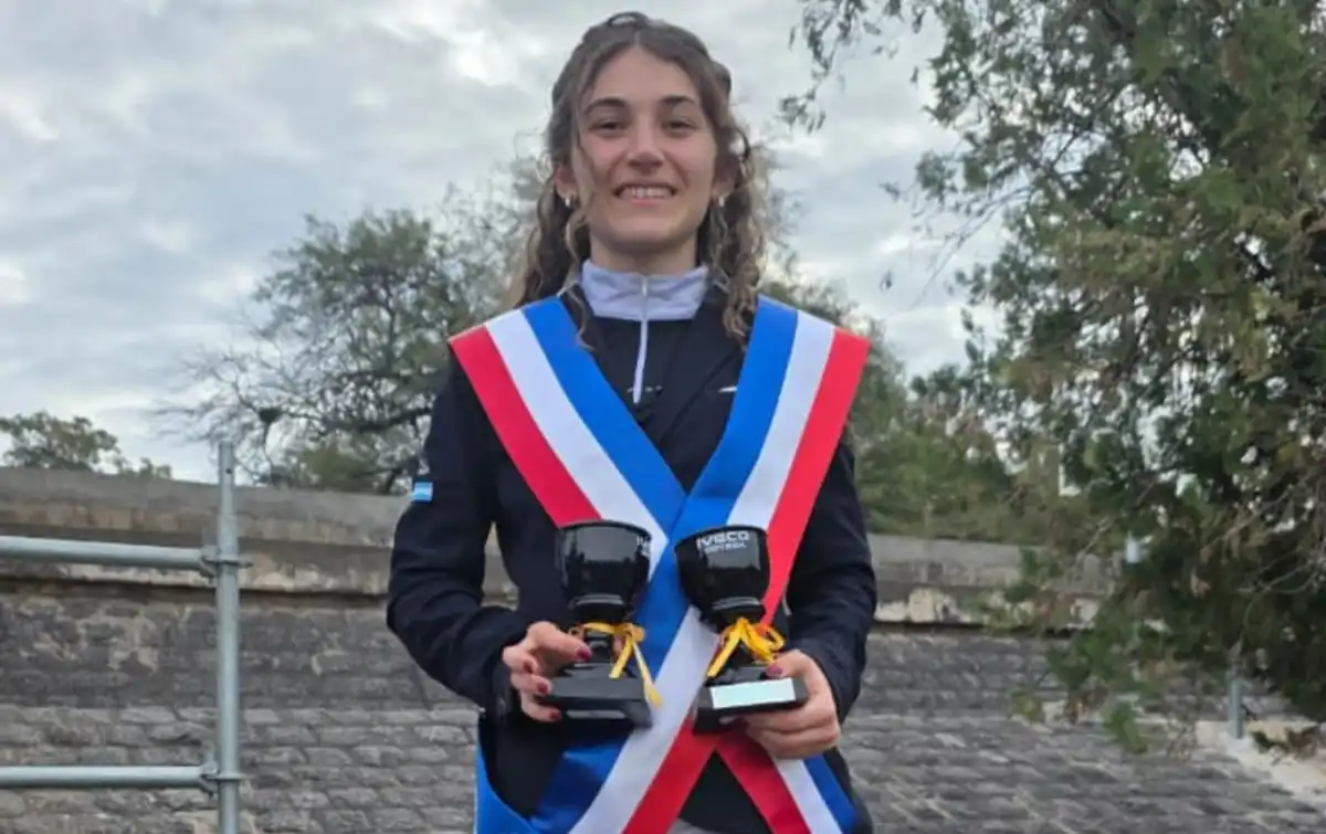 NOTABLE ACTUACIÓN. Sofía Brahim lideró una brillante actuación tucumana en el Club Hípico de Santiago del Estero.