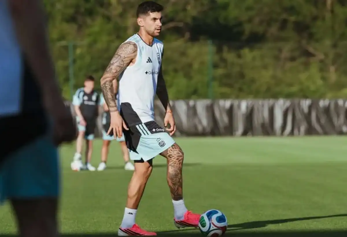 Cristian Romero, defensor de la Selección.