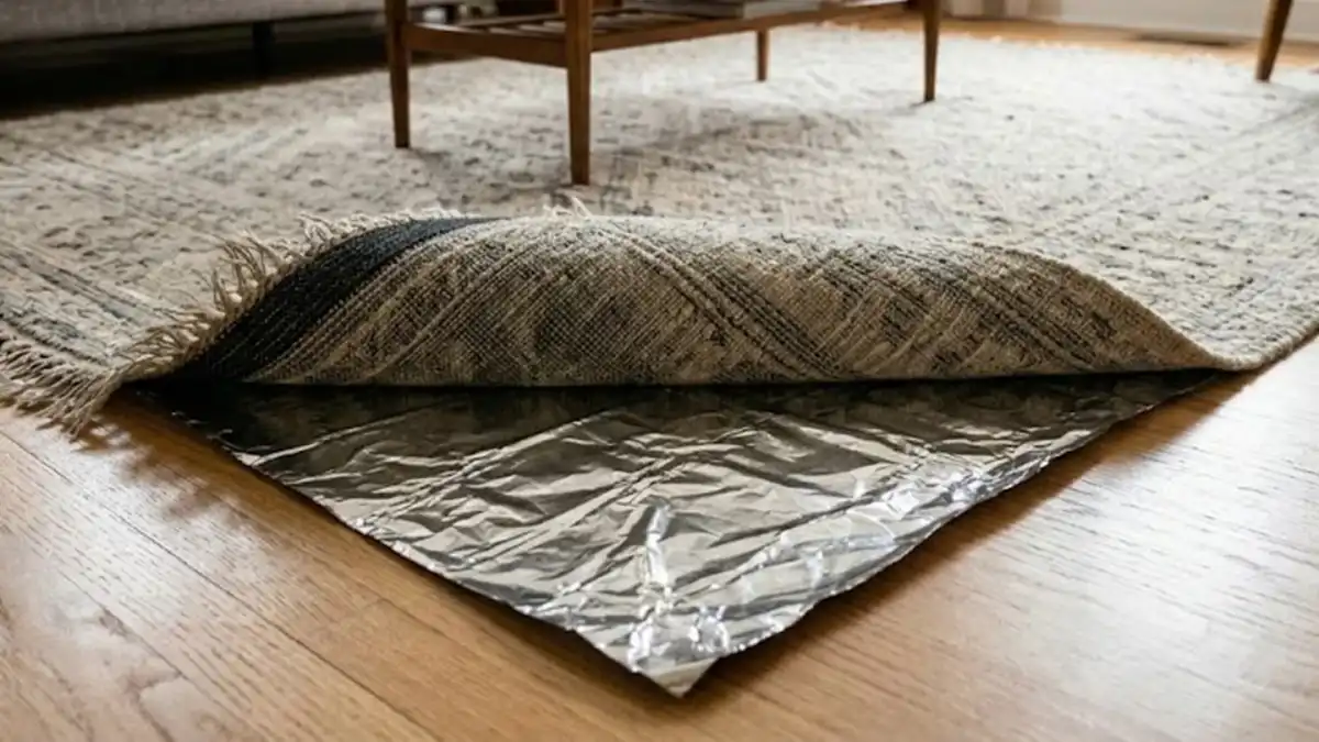Papel de aluminio en el piso: el truco poco conocido que cambia la temperatura en invierno